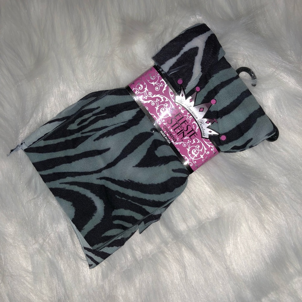 Zebra legging 12/14 new with package.
